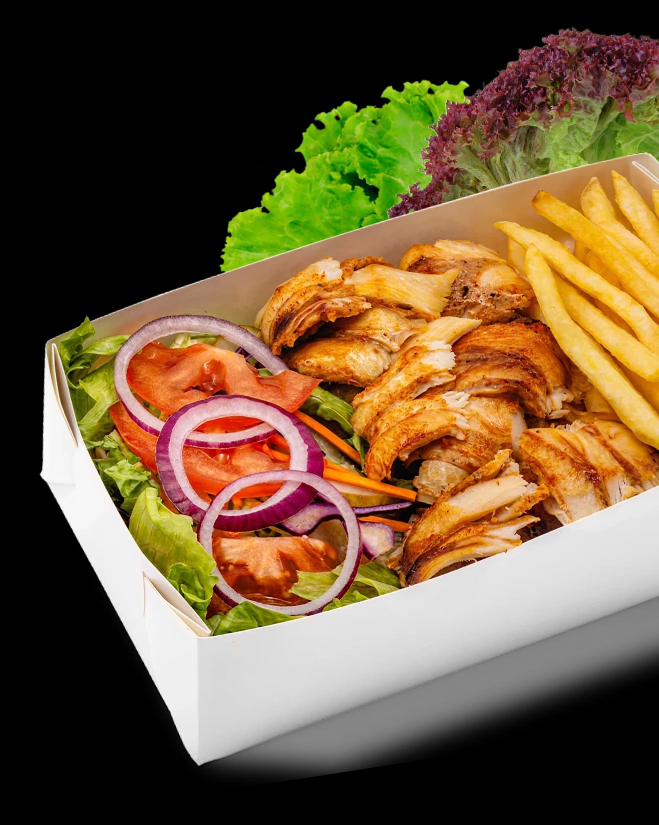 Kebab with fries by Kebab House