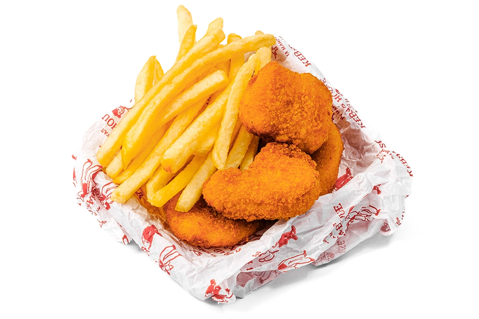 Картопля Фрі + нагетси