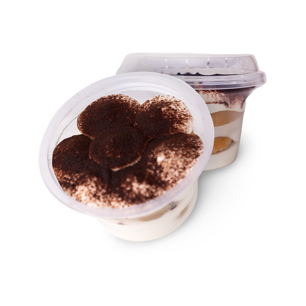 Це вишукана класика італійського десерту в зручному форматі, який легко взяти із собою або насолодитися у будь-який момент